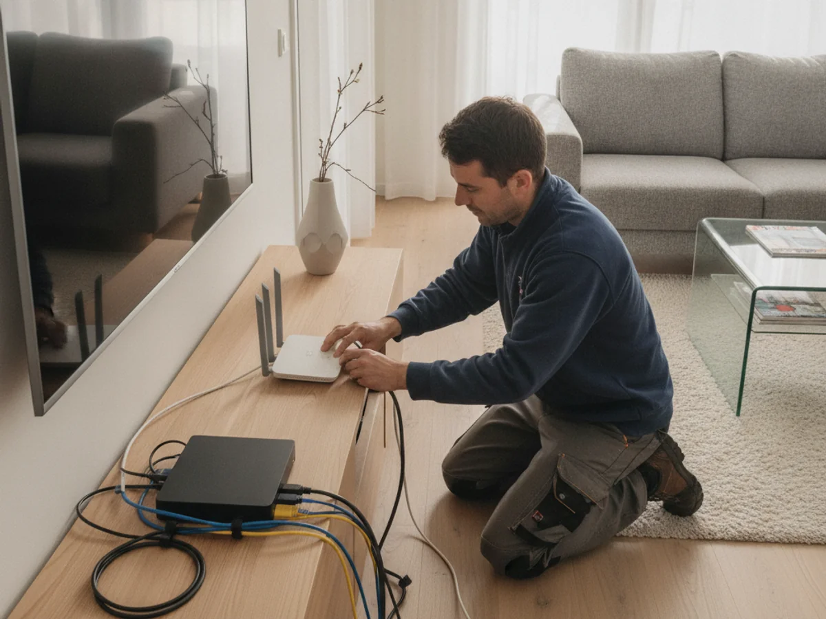 Configuration Internet, WiFi & Box TV à Lausanne